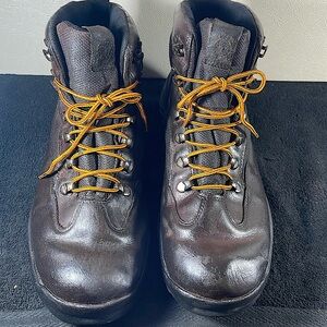Men’s Timberland Brown Leather Gore-Tex Work Boots Size 11M